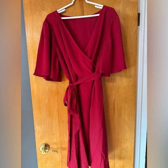 Shein Dresses | Shein Fit & Flare Dress | Color: Red | Size: 2x | Pm-86127962's Closet Shein Dresses | Shein Fit & Flare Dress | Color: Red | Size: 2x | Pm-86127962's Closet